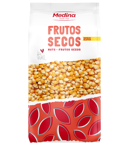 Maíz crudo palomitas