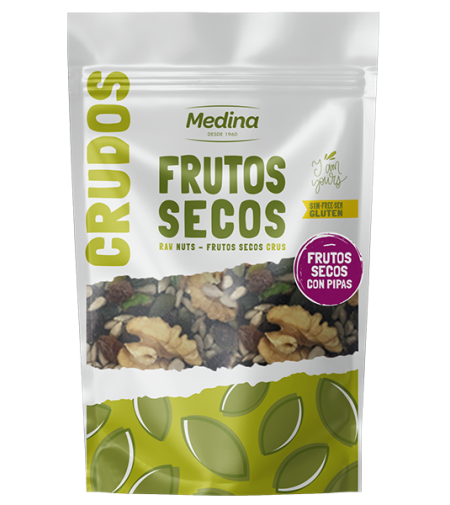 Mix de pipas y frutos secos crudos