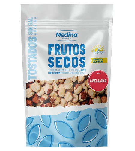 Avellana tostada sin sal