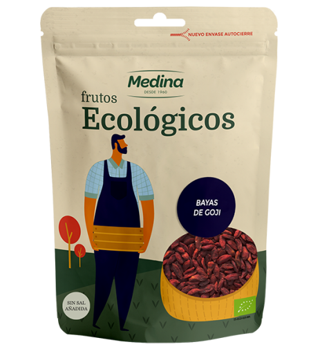 Bayas de goji ecológicas