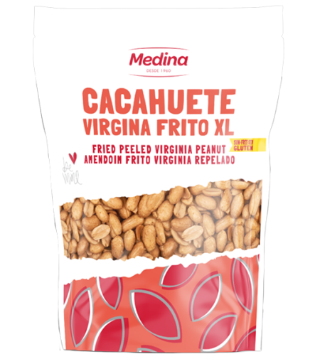 Fried peeled Virginia peanuts